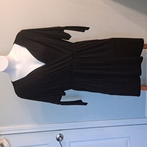 Lane Bryant black dress with pockets